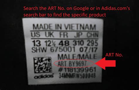 adidas article number|adidas art number lookup.